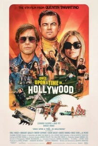 Póster de película original de doble cara de Once Upon a Time in Hollywood 27×40 pulgadas - Imagen 1 de 1