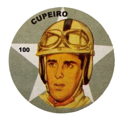 Jorge Cupeiro Argentina Auto Racing Driver Formula 1 Disc Card Figurita #100 - Image 1 of 4