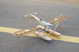 German Brandenburg W.29 Water Fighter RC Seaplane Balsa KIT+Hardware Parts+Skin - Picture 1 of 10