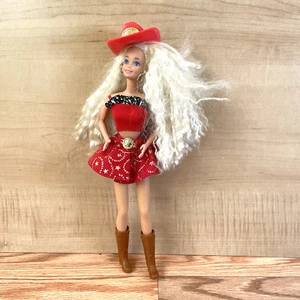 Vintage Western Stampin' Tara Lynn Barbie Doll - Mattel 1993 - No Sound - As Is - Picture 1 of 16