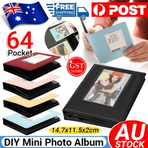 64 Slots Photo Album For FujiFilm Instax Mini Polaroid Fuji Film Camera 7 8 9 11 - Picture 1 of 17
