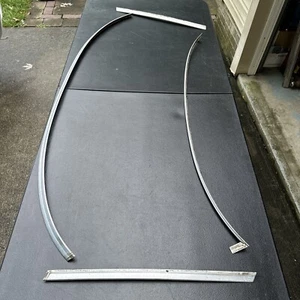 Mercedes r107 convertible Chrome door glass Trim moldings 450SL 1974-1980 380sl - Bild 1 von 6