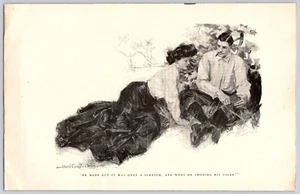 1905 McClure's Mag Oct Howard Chandler Christy illustrazione che ha fatto fuori era - Foto 1 di 1