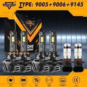 Faros antiniebla LED 6500K para Chevy Silverado 1500 2003-2006 6x AUXBEAM Q40 - Imagen 1 de 12