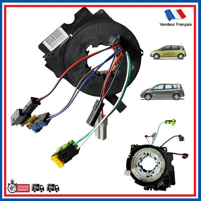 Contacteur tournant Airbag volant pour SCENIC 2 avec régulateur de vitesse - Immagine 1 di 4