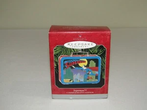 Hallmark Keepsake Ornament 1998 Superman Edición Conmemorativa Fiambrera Ornamento - Imagen 1 de 3
