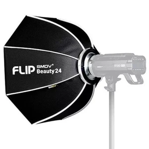 SMDV SPEED-BOX FLIP BEAUTY 24 Quick Diffusor für Bowens Elinchrom Profoto Strobe - Bild 1 von 24
