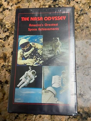 Vintage VHS The NASA Odyssey SPACE Achievements Factory Sealed Clamshell RARE - Image 1 of 4