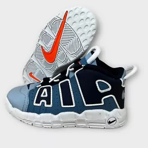 2019 NIKE Air More Uptempo 96 'Denim' Youth Sneakers ~ Size 10C ~ CK0825-404 - Picture 1 of 7