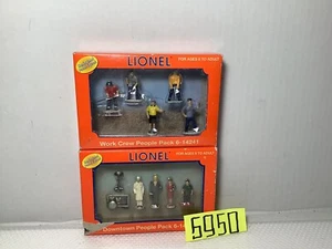 Lionel Work Crew People Pack # 6-14241,#6-14218 Downtown People - Picture 1 of 3