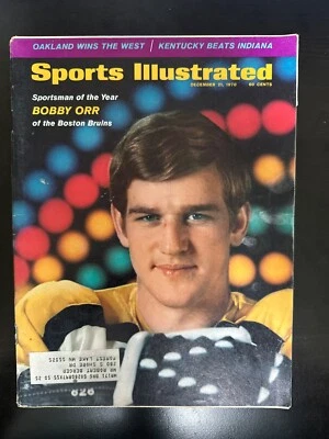 Revista Sports Illustrated NHL - Bobby Orr - Boston Bruins - 21 de diciembre de 1970 Foto 1 de 4