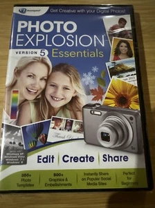Photo Explosion V5 Essentials PC Software Edit Create Share New - Picture 1 of 2