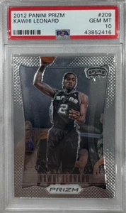 2012 Prizm Kawhi Leonard #209 Rookie RC PSA 10 - Picture 1 of 2