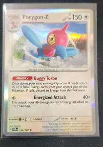 Porygon-Z ERROR HOLO BLEED 144/182 Pokemon TCG Card PAR Near Mint NM - Picture 1 of 2