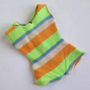 Sindy FUNTIME 1973 1974 STRIPED SWIMSUIT BATHING SUIT | Vintage Pedigree Doll - Picture 1 of 3
