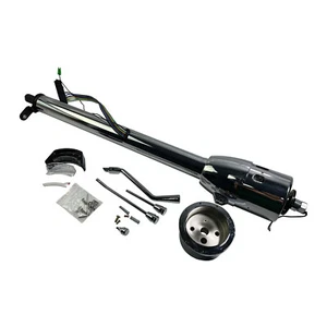New 30" Auto Column Shift Tilt Steering Column Indicator W/ Wheel Adapter Chrome - Picture 1 of 5