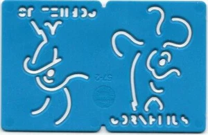 1960s / 1970s Kelloggs Stencil CORNELIUS (Blue) - Picture 1 of 1