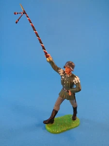 ELASTOLIN 7cm #10141 * GERMAN TAMBOUR MAJOR MARCHING * DEUTSCHE WEHRMACHT 1939 - Picture 1 of 5