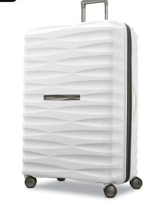 Voltage DLX Samsonite White Hardcase 20”  carry on Luggage W/spinner Wheels - Image 1 of 4