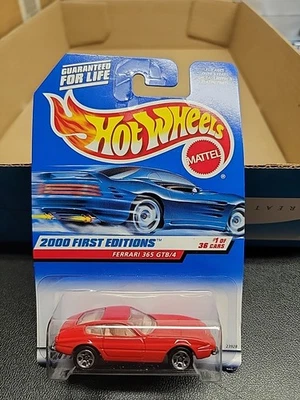 HOT WHEELS FERRARI 365 GTB/4 PRIMERA EDICIÓN ROJO RARO COLECCIONABLE* Foto 1 de 3