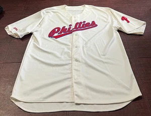 Camiseta deportiva Stitches Athletic Gear Philadelphia Phillies, XL, blanca, (EX) - Imagen 1 de 8