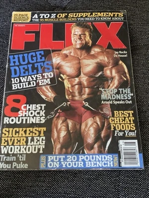 RARE VINTAGE FLEX MAGAZINE!!!  AUGUST 2005 !! JAY CUTLER! DORIAN YATES! RONNIE! - Image 1 of 4