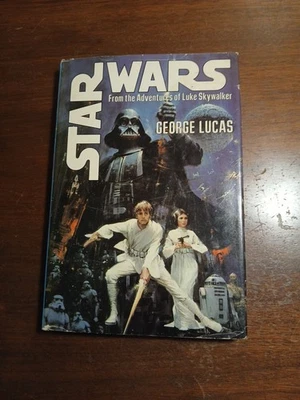 Star Wars: From The Adventures Of Luke Skywalker 1976 1st Ed HCDJ BCE *S27* VG Foto 1 de 4