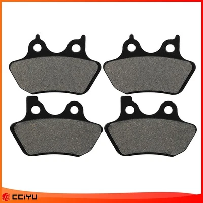 Performance Front Rear Carbon fiber Brake Pads for Harley Davidson Fatboy - Image 1 of 4