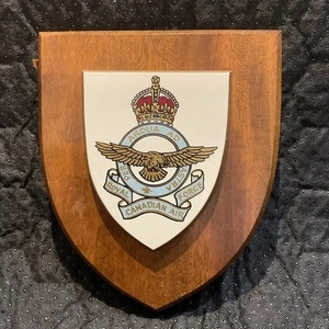 Vintage Royal Canadian Air Force Mess Wandrelief/Schild - handbemalt - Bild 1 von 11