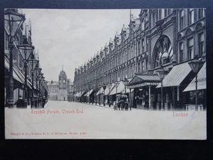 London Crouch End Topsfield TOPSHILL PARADE - THE QUEENS OPERA HOUSE c1902 UB PC - Picture 1 of 4