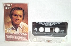 Vintage 1987 Original George Jones Super Hits Cassette Tape 80's Country Music - Bild 1 von 5