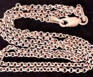 Vintage Necklace MARKED 925 STERLING SILVER Chain Jewelry lot y - Picture 1 of 5