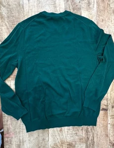 Banana Republic Cardigan Women M Medium Green Merino Extra Fine Wool Knit - Picture 1 of 7