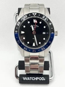 Preloved Stainless Steel ROTARY GMT BATMAN GB00682/04 (16461) Watch 1 7.5cm fit - Picture 1 of 18