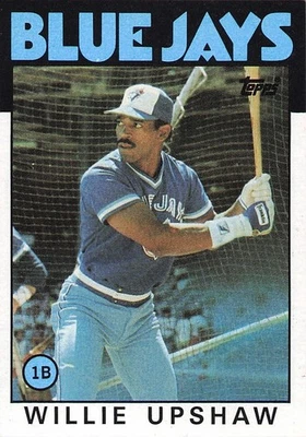 1986 Topps - Willie Upshaw #745 - Image 1 of 2