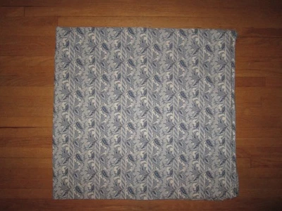 ¡Sábana plana vintage Ralph Lauren azul + blanco a rayas cachemir! 00 % algodón Queen Foto 1 de 4