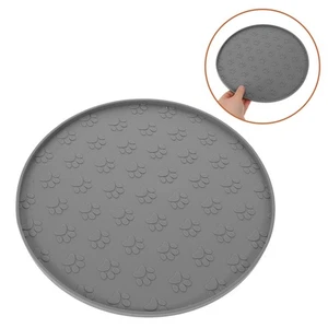  Rutschfeste Katzenfuttermatten Auslaufsicher Haustier Fütterunterlage Hund Wassernapf Schutz - Bild 1 von 12