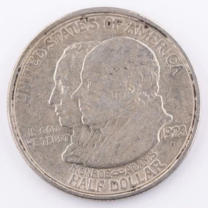 1923-S Monroe Doctrine Centennial Commemorative Silver Half Dollar 50c  - Picture 1 of 2