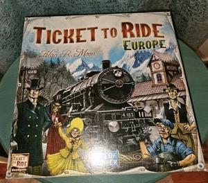 Ticket To Ride Europe Board Game Days Of Wonder Excellent Complete Alan Moon - Picture 1 of 8