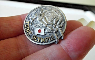 **1972 Sapporo OLYMPIC JAPANESE TEINE PIN BADGE!! - Image 1 of 3