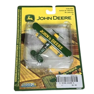 Vintage 2003 John Deere Stearman Biplane Die-Cast Airplane by Gearbox Toys Model - Picture 1 of 10