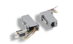 RJ45 to DB9-Female Modular Adapter - Picture 1 of 1