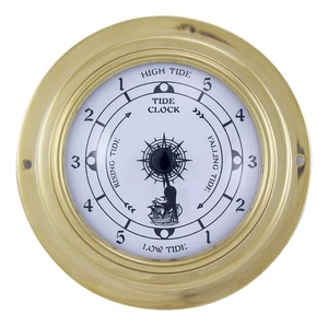 Gezeitenuhr Maritim aus Messing 3 cm Sea-Club - Bild 1 von 1