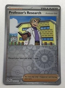 Pokemon TCG Prismatic Evolutions - Professor's Research 122/131 Reverse Holo NM - Picture 1 of 2