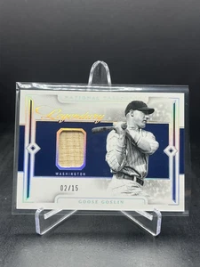 2024 National Treasures Goose Goslin Legendary Lumber Holo Silver 02/15 #LL-GG - Picture 1 of 2