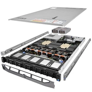 Dell PowerEdge R630 Server 2x E5-2670v3 2,30Ghz 24-Core 64GB RAM 10x Neu 2TB SSD - Bild 1 von 5