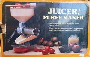 NEW Juicer / Puree Maker - Open Box Juice Extractor Never Used - Complete - Picture 1 of 9