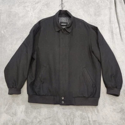 Jos. A. Bank 100% Cashmere Men’s Jacket Black size XL Bomber Quilted - Image 1 of 4