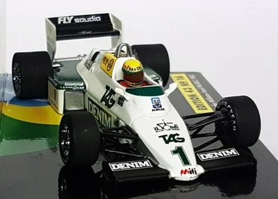 Minichamps 1/43 Scale Saudia Williams Ford FW08C 1983 Ayrton Senna Model F1 Car - Image 1 of 4