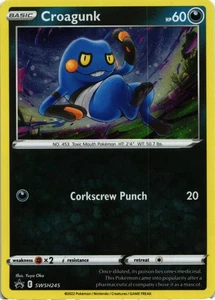 SWSH: Carte promozionali Spada e Scudo #SWSH245 Croagunk Holo - Foto 1 di 2
